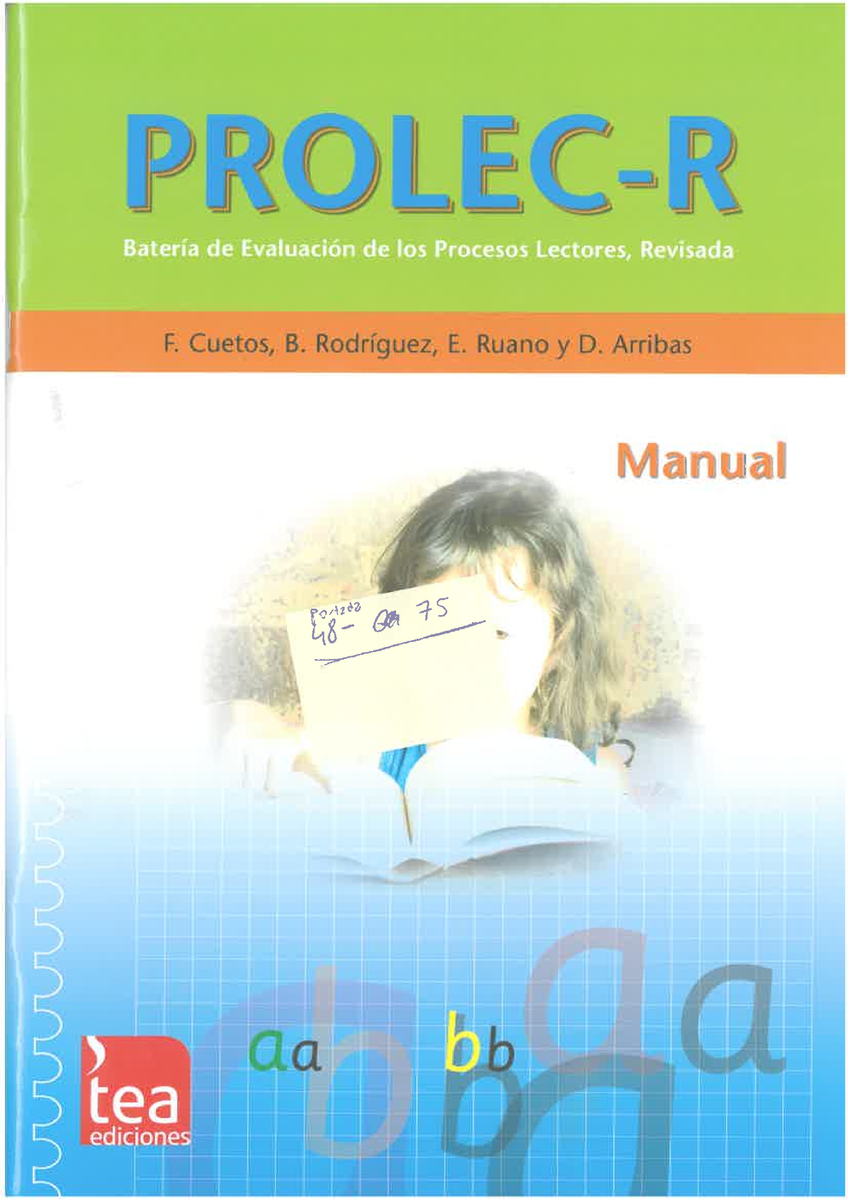 Prolec-R Manual - Comunicación Oral Y Escrita - Studocu