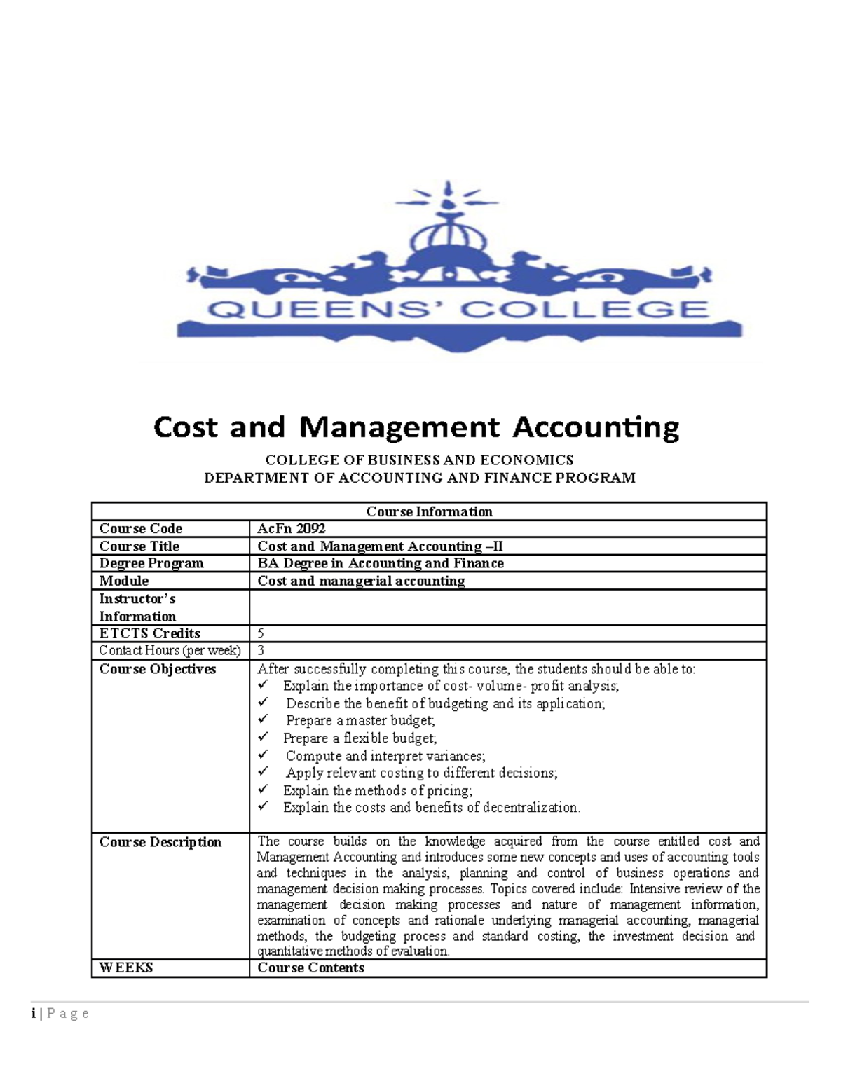 Cost And Management Accounting II Mek - Cost And Management Accounting ...