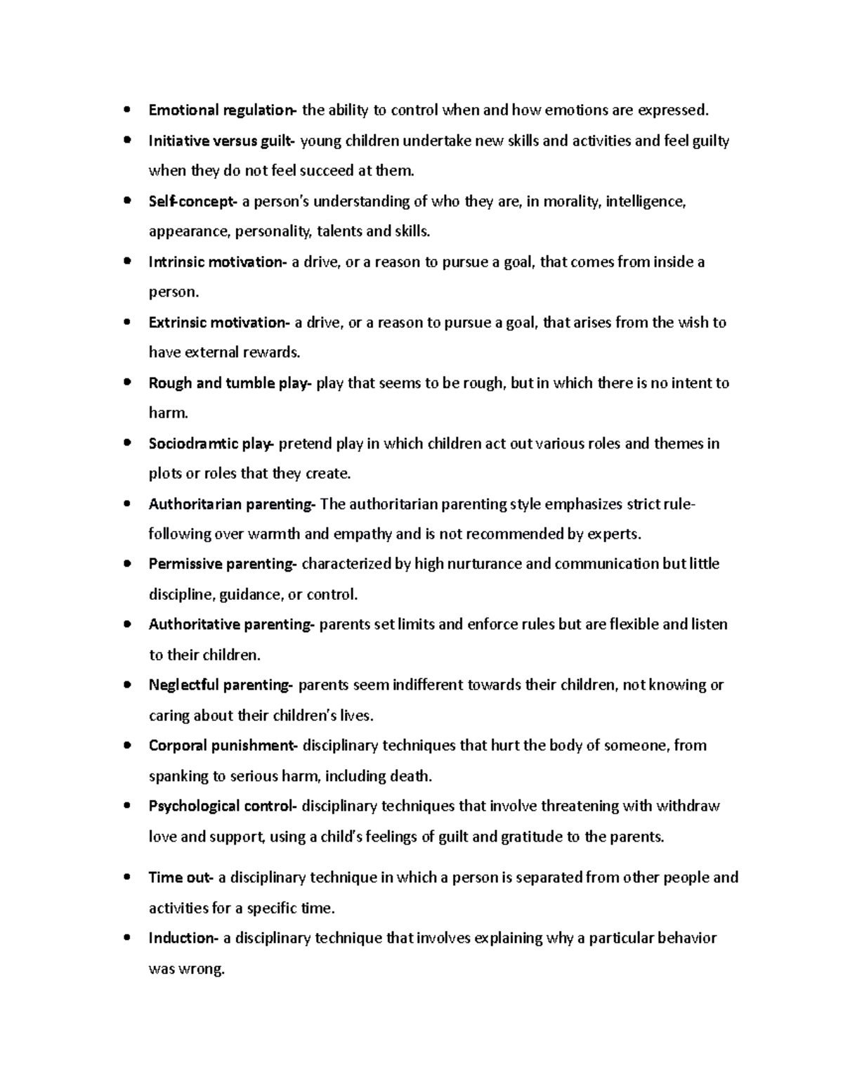 Chapter 10 - Emotional Regulation- The Ability To Control When And How 