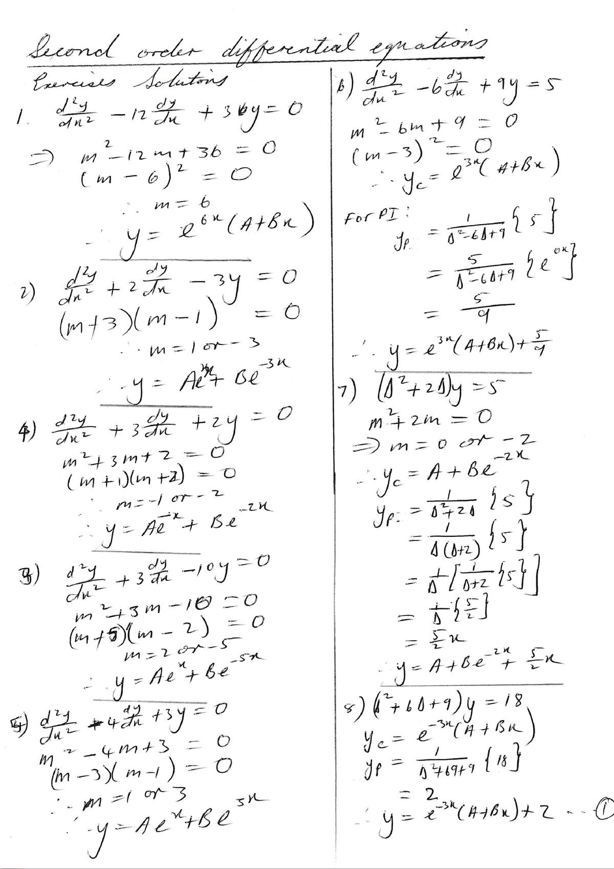 Soutions to Exercises - Solutions for questions - CTH260S - Studocu