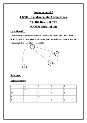 CS502 Mcq's Final Term By Vu Topper RM - CS502 Fundamentals Of ...