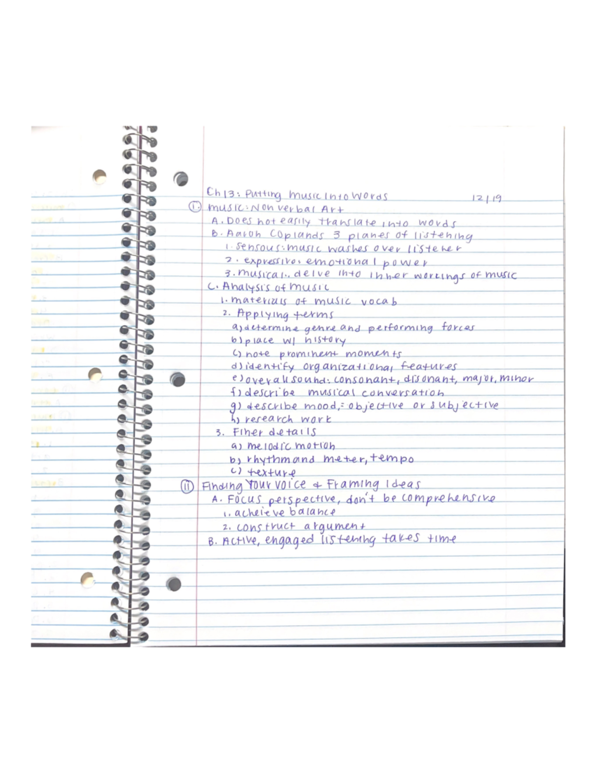 Putting Music Into Words MUS 121 Studocu