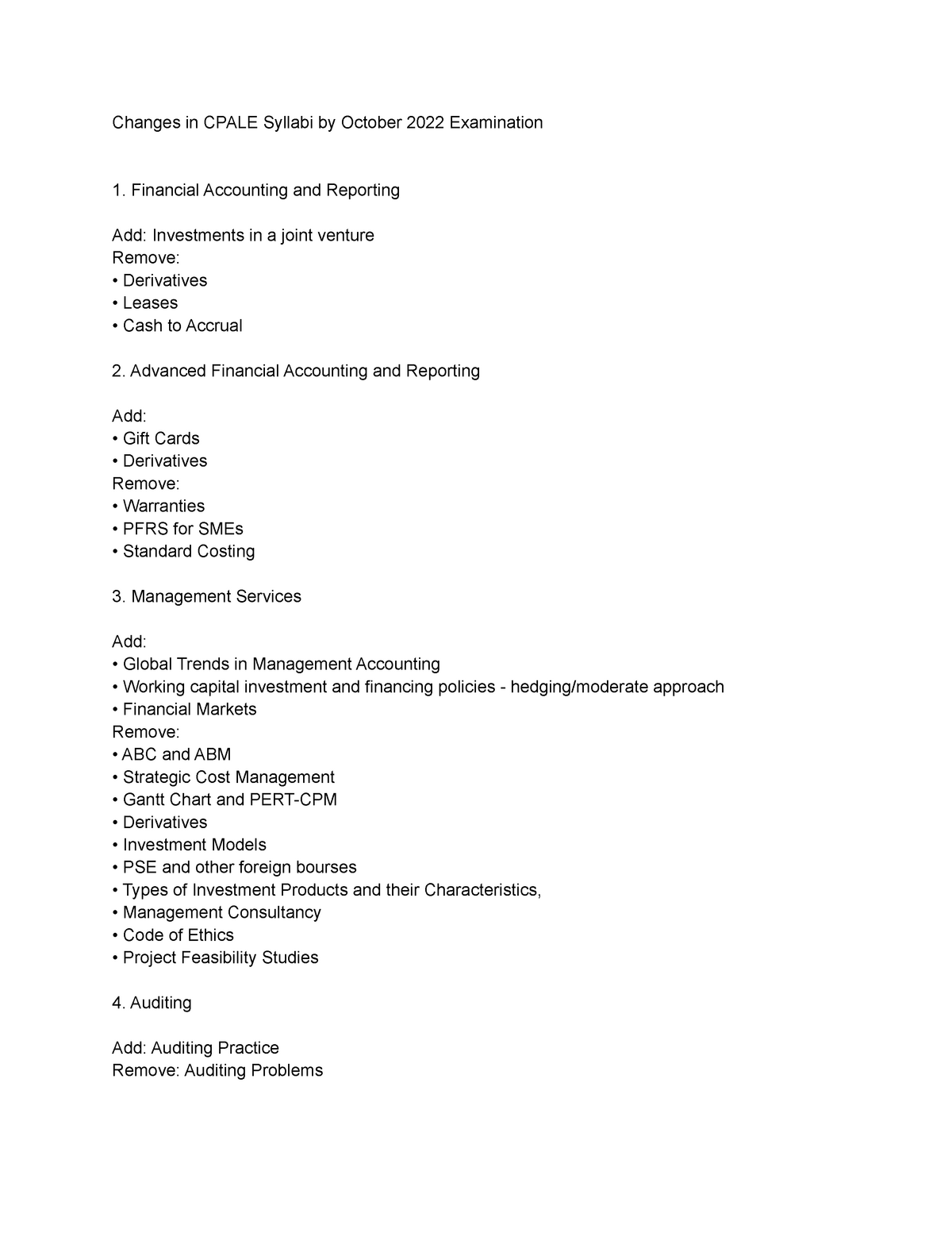 room assignments cpale october 2022