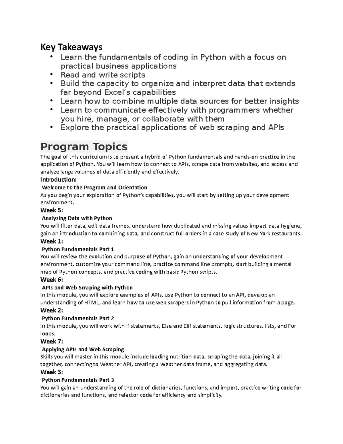Notes - Python - Key Takeaways Learn the fundamentals of coding in ... image.