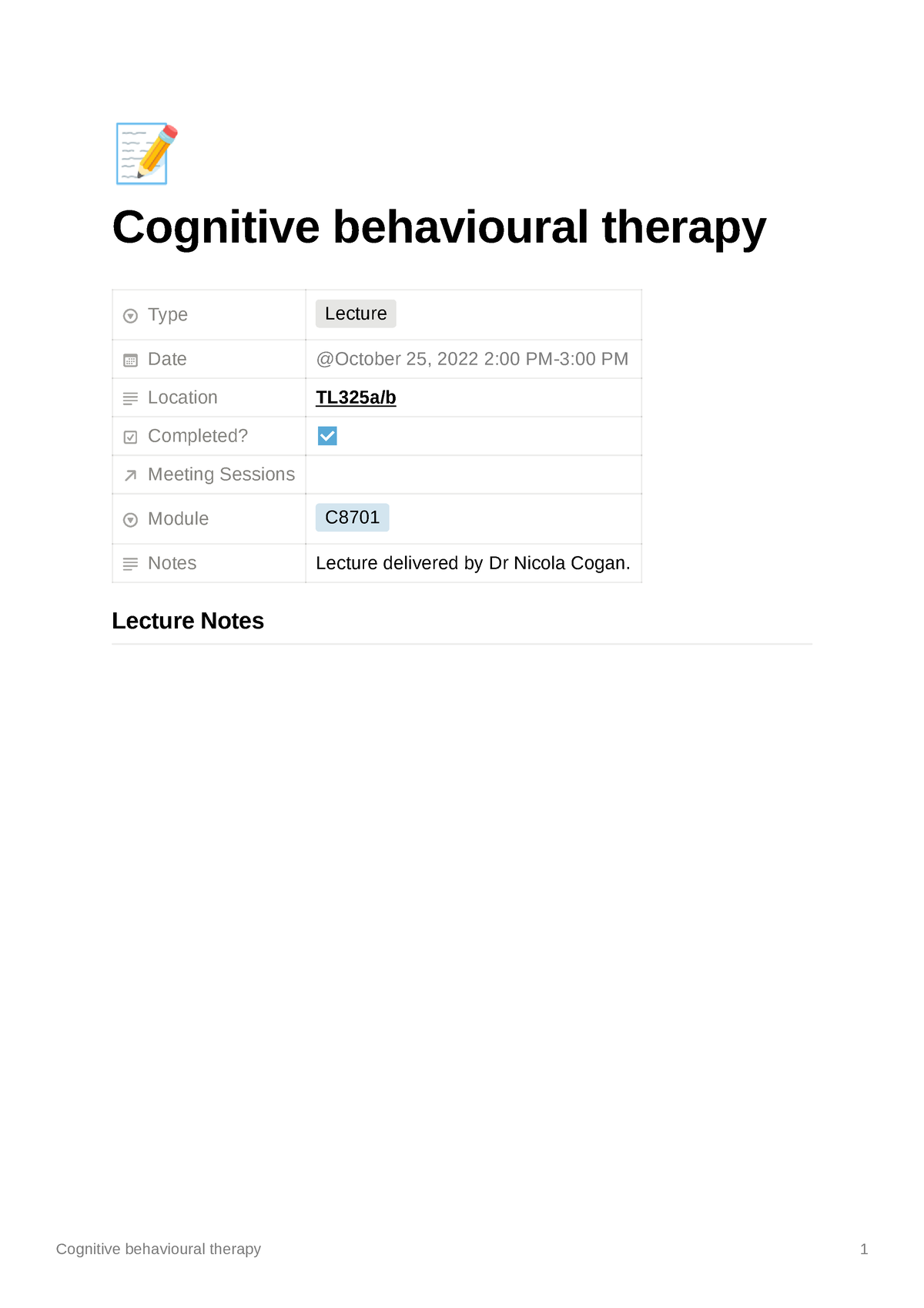 Cognitive Behavioural Therapy - Ë Cognitive Behavioural Therapy Type ...