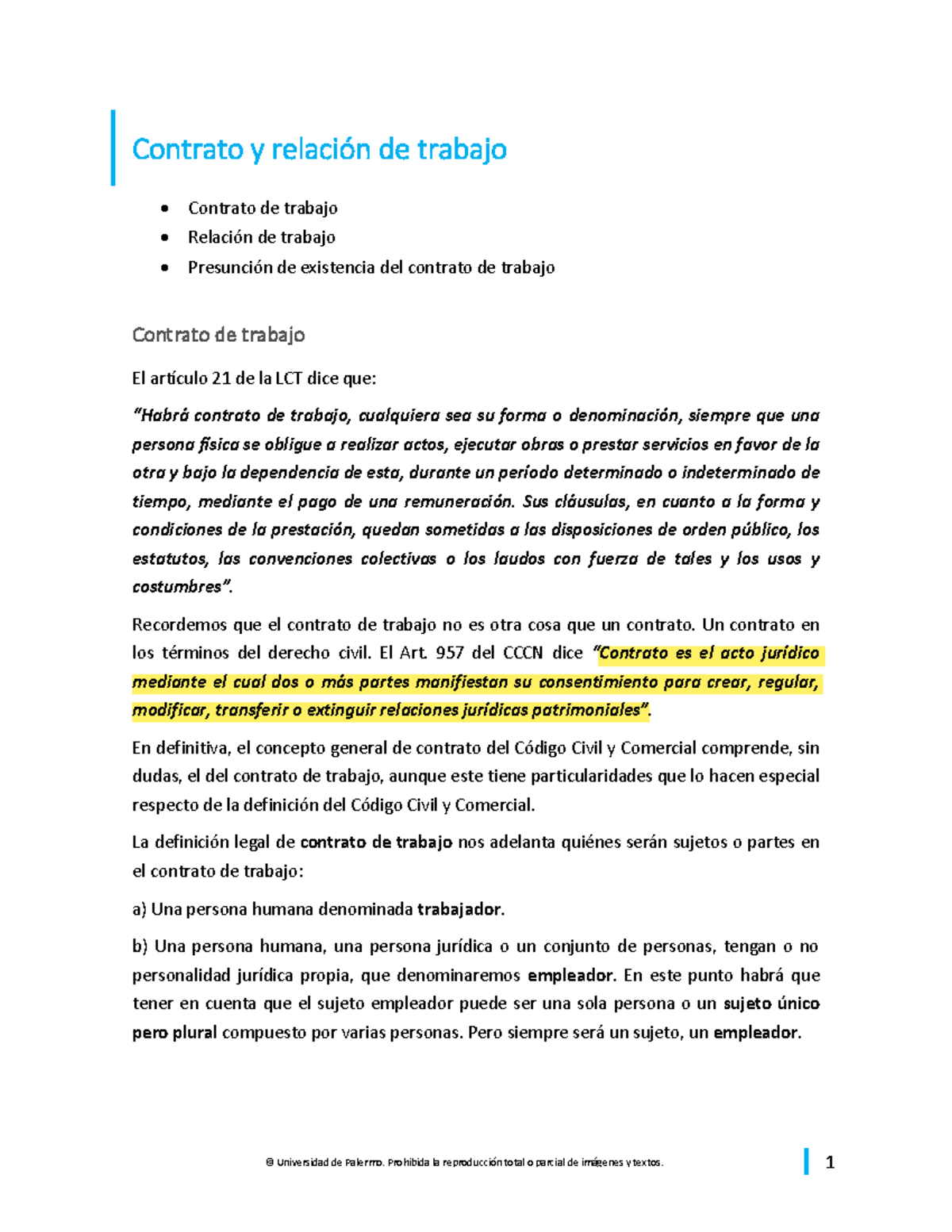 M3 Contrato Y Relacion De Trabajo Contrato Y Relación De Trabajo Contrato De Trabajo Relación 6638