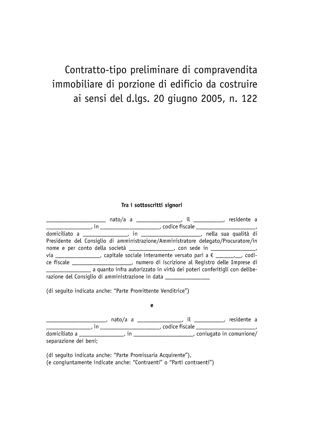 Contratto Preliminare Come Tutelarsi Nella Compravendita Contraente