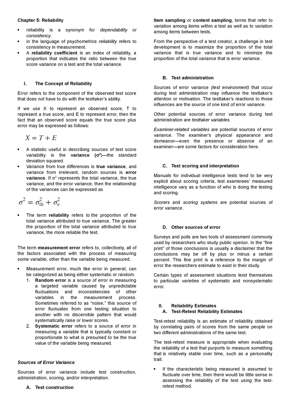 chapter-5-chapter-5-reliability-reliability-is-a-synonym-for