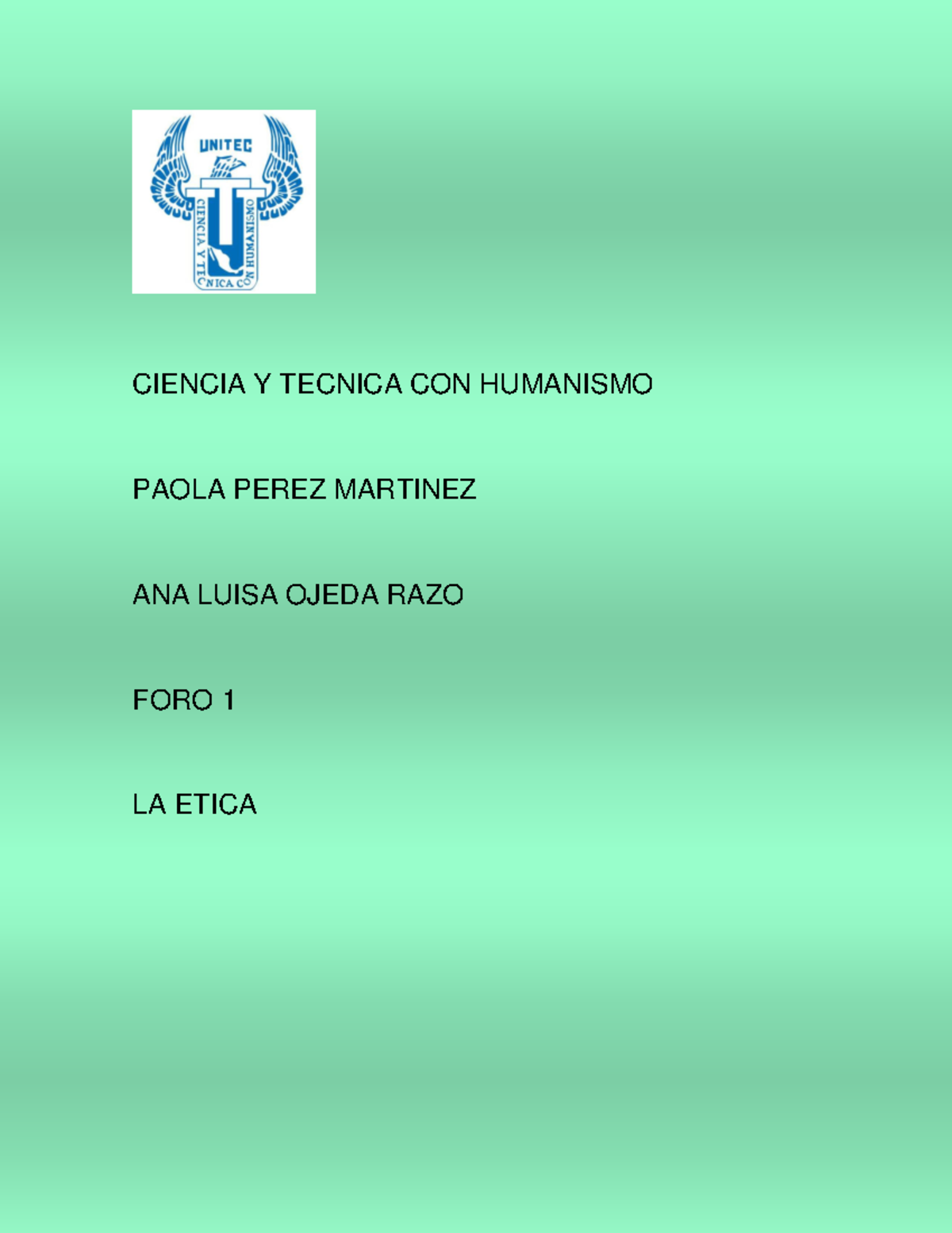 Ciencia Y Tecnica CON Humanismo Paola Perez Martinez - CIENCIA Y ...