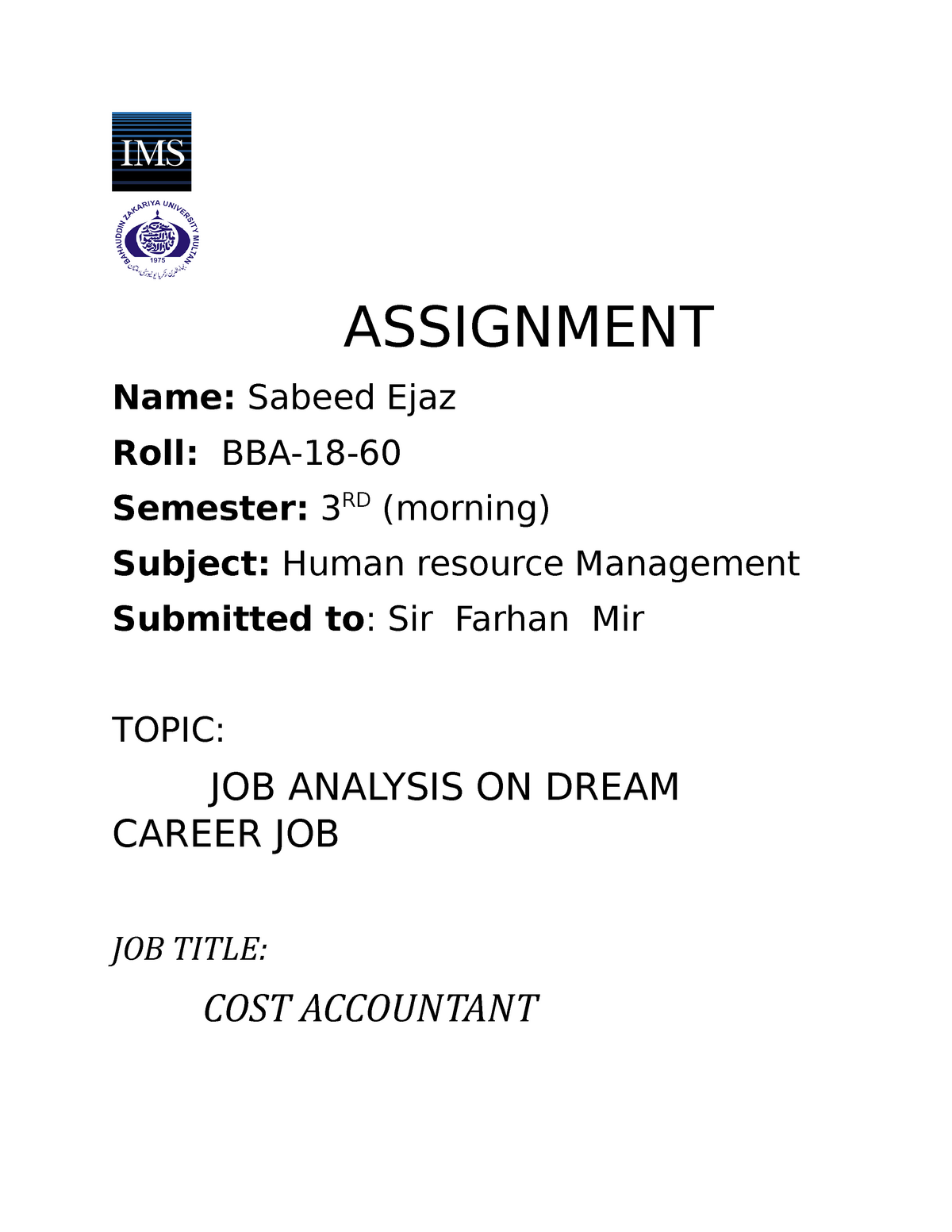 dream-job-desired-job-assignment-name-sabeed-ejaz-roll-bba-18