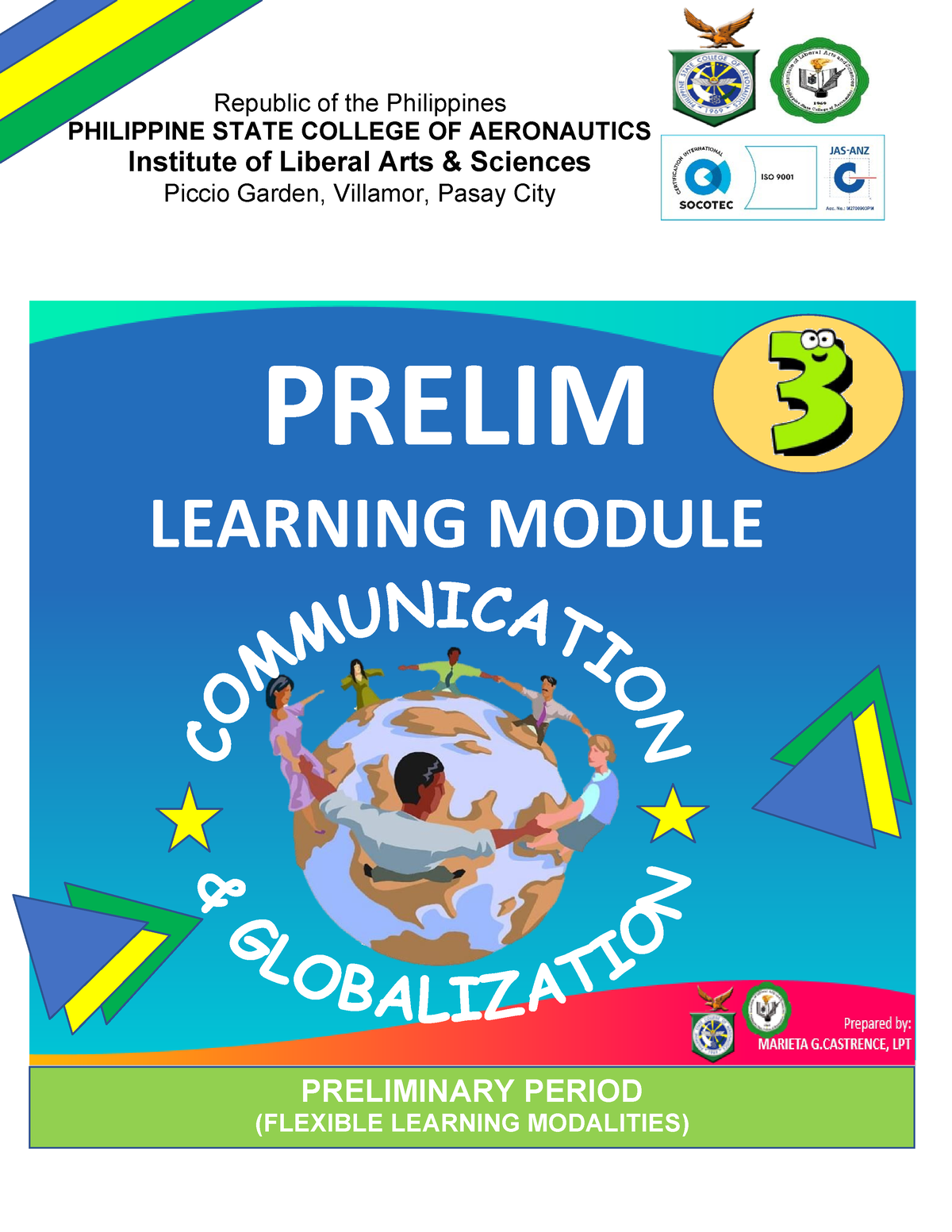 GEC 3104 Prelim Module No - PRELIMINARY PERIOD (FLEXIBLE LEARNING ...