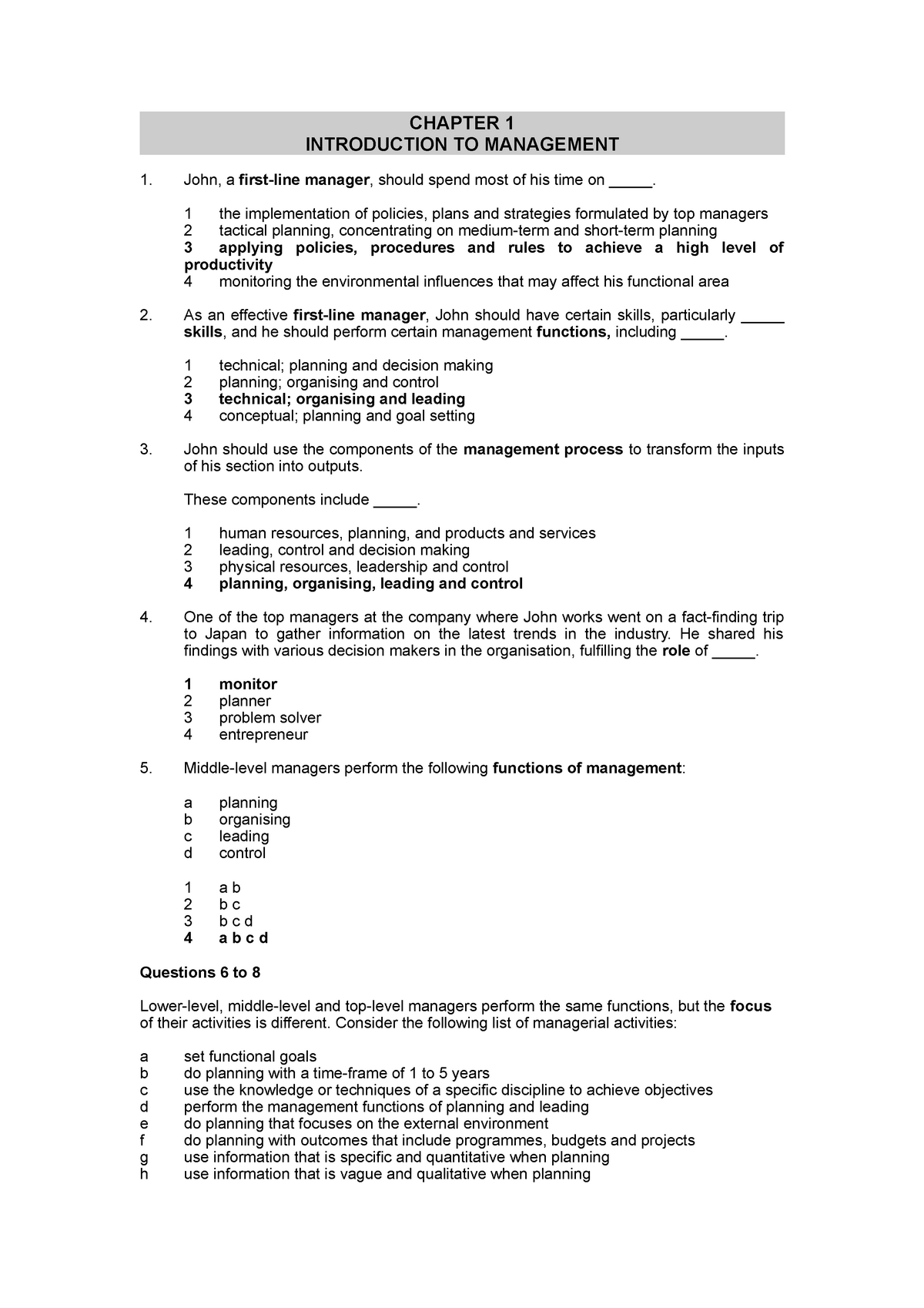 case study multiple choice questions