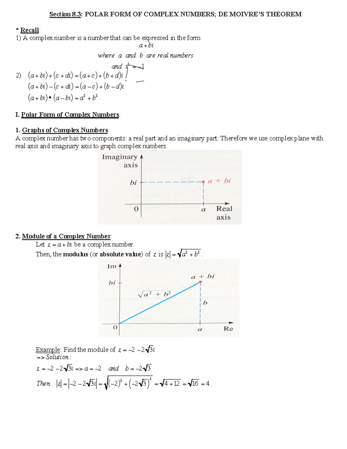8 Precalculus Mathematics For Calculus 7th Edition Lecture Notes 8 Precalculus Mathematics For Calculus 7th Edition Lecture Notes