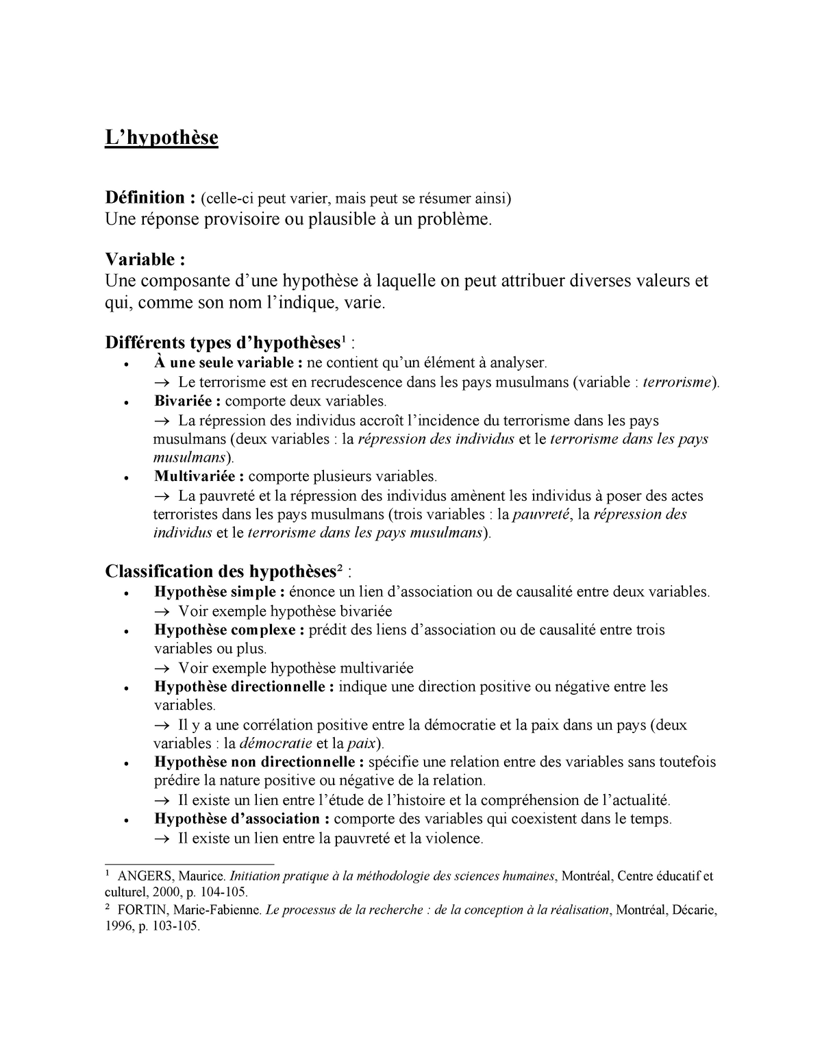 Initiation Pratique La M Thodologie Des Sciences Humaines Maurice Angers Pdf