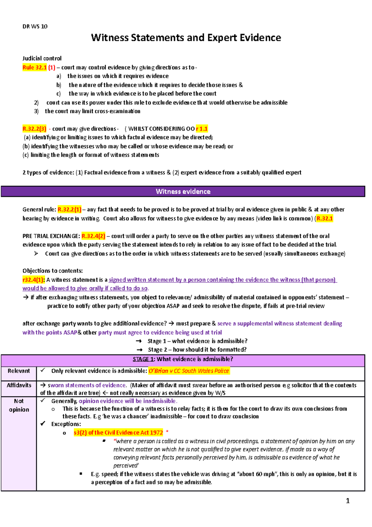 DR WS10 11 - summarise notes for workshop 10 to 11, much useful for lac ...