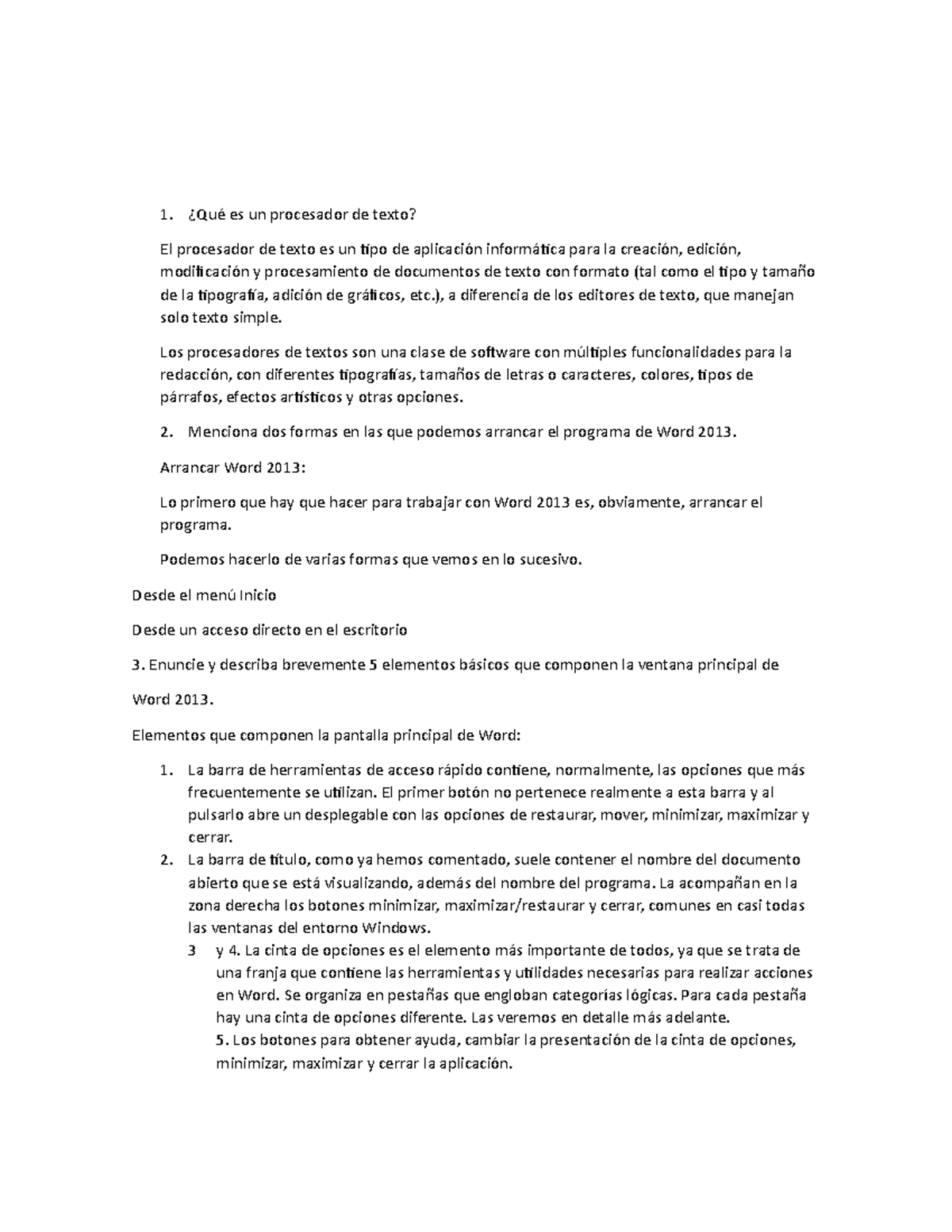 Documento Emocion Qu Es Un Procesador De Texto El Procesador De