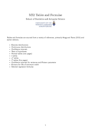 Satat 2012 Practice Questions - Wits University - Studocu