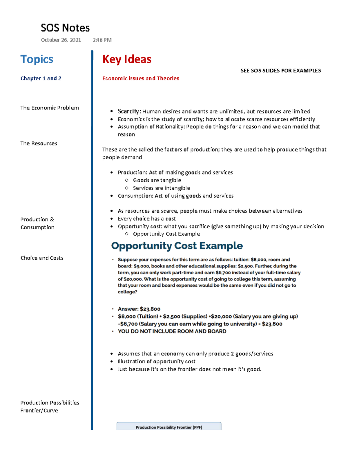 EC120 SOS Notes For Midterm - Ec 120 - WLU - Studocu