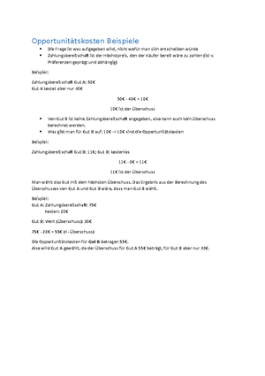 opportunitskosten opportunittskosten erklrung mit beispielen aus bungvorlesung 07 b35 1 06 01 einfhrung in die volkswirtschaftslehre studocu - Opportunitatskosten Beispiel opportunitskosten opportunittskosten erklrung mit beispielen aus bungvorlesung 07 b35 1 06 01 einfhrung in die volkswirtschaftslehre studocu - Opportunitatskosten Beispiel
