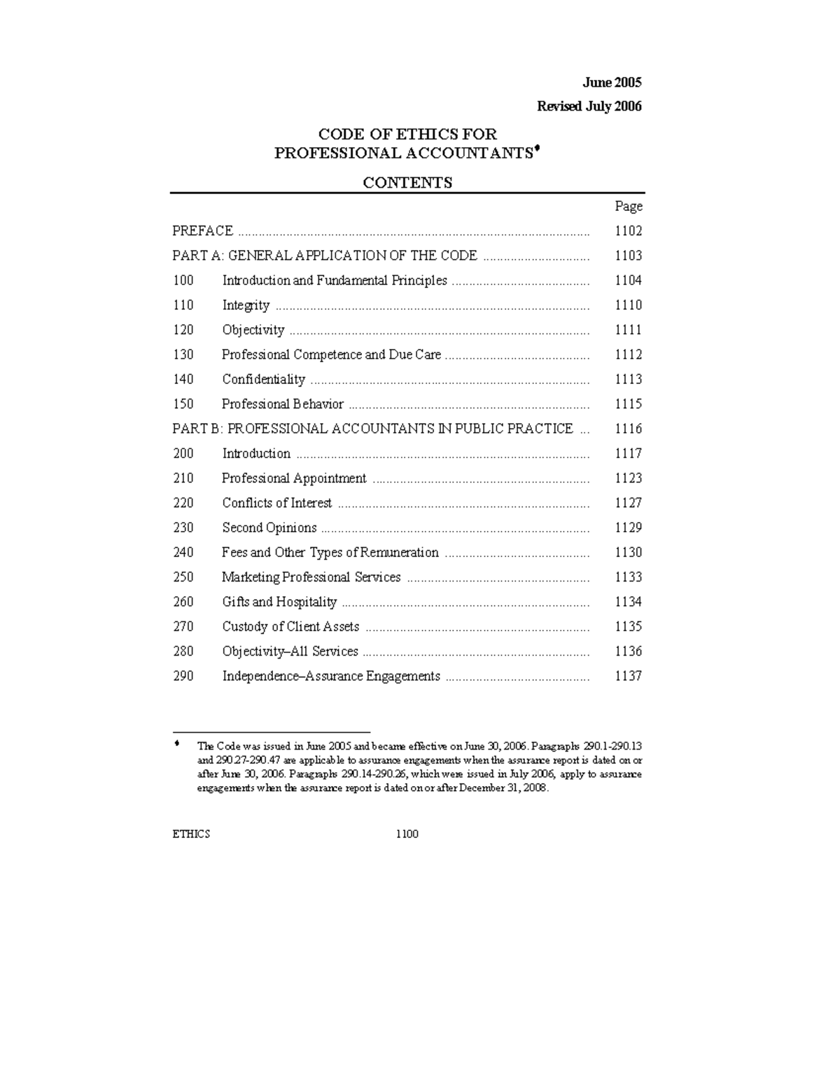 Ifac code of ethics for - just read and comprehend - June 2005 Revised ...