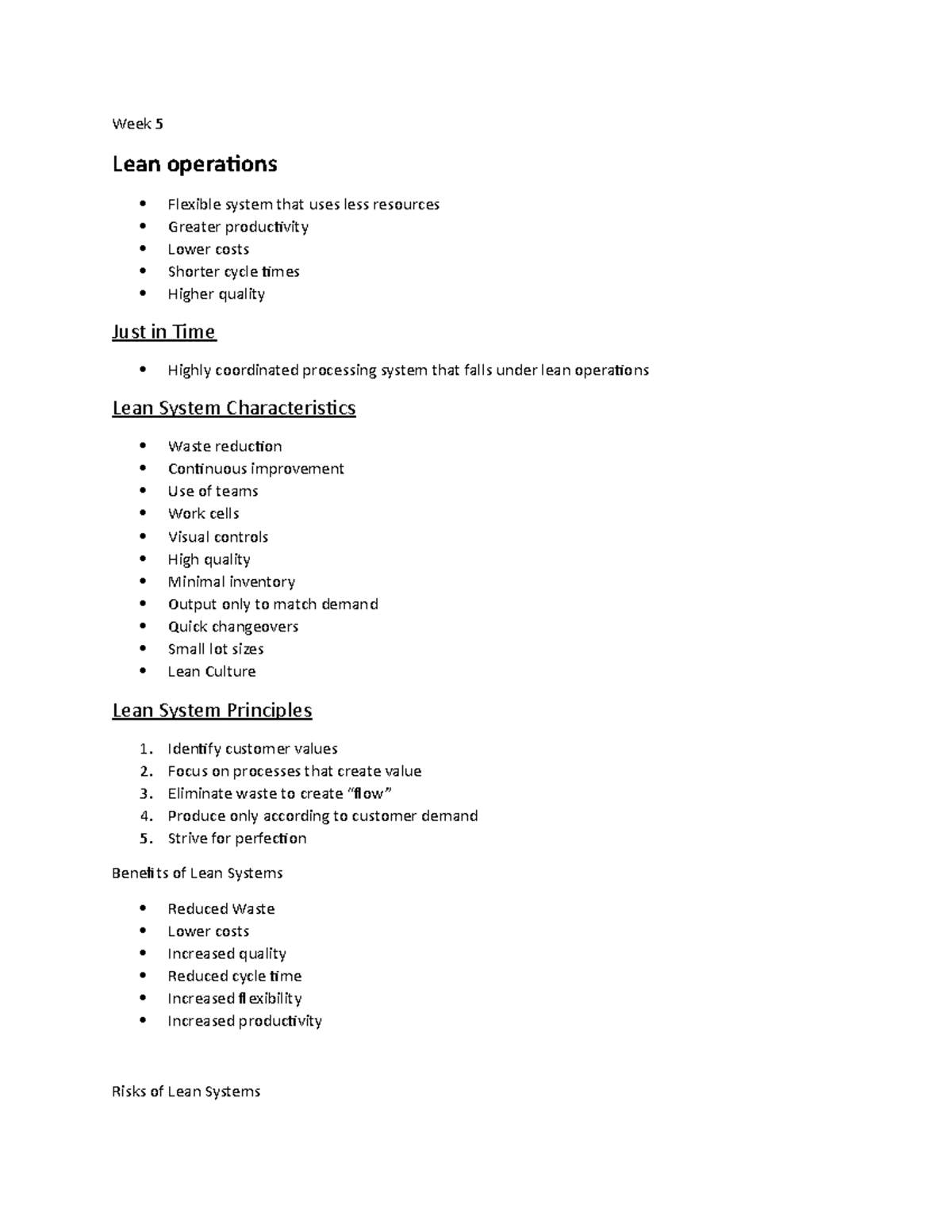 BUSN3003 Week 1 Notes - Summary of concepts from Week 1 content. - Week ...