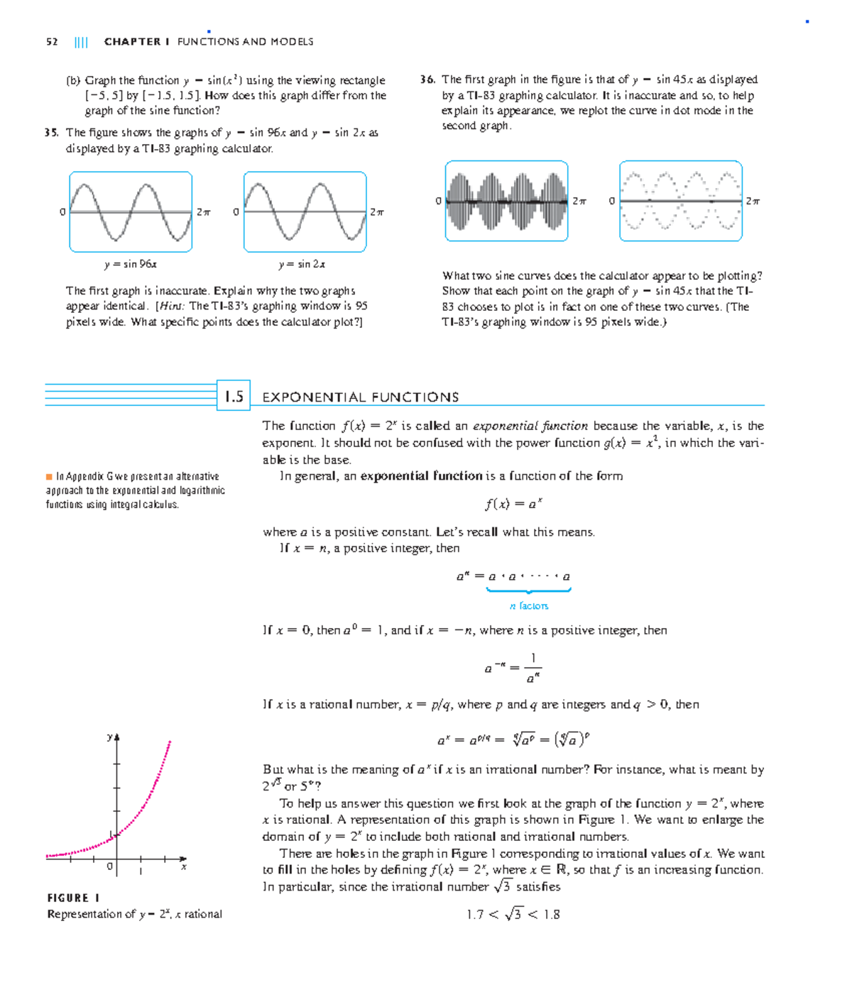 Math ch 1-5 - math work - 36. The first graph in the figure is that of ...