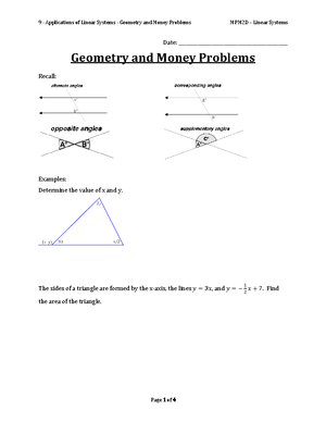 MAP4C Summative Activity August 2023 2 - Name ...
