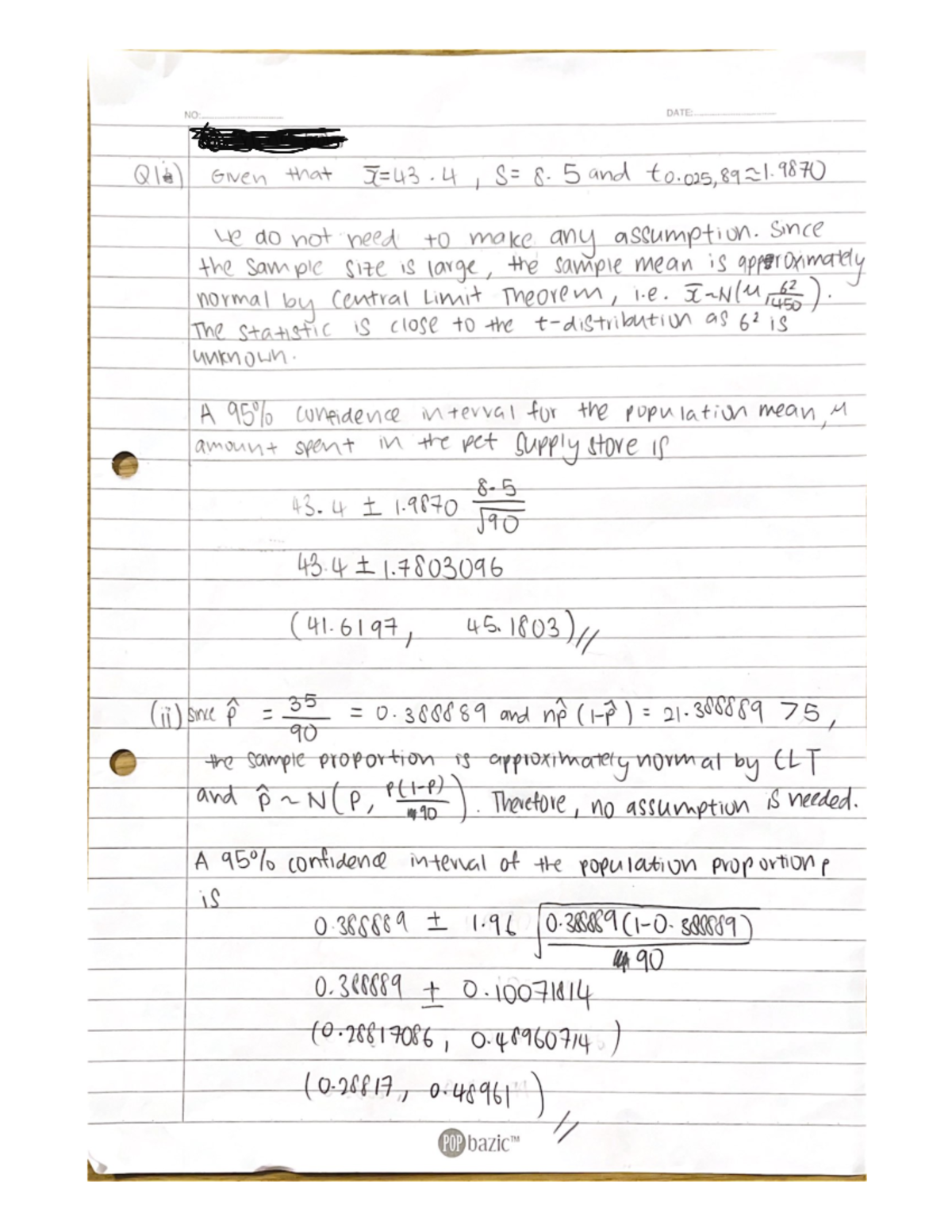 Stat assignment 4 - stat151 - Studocu