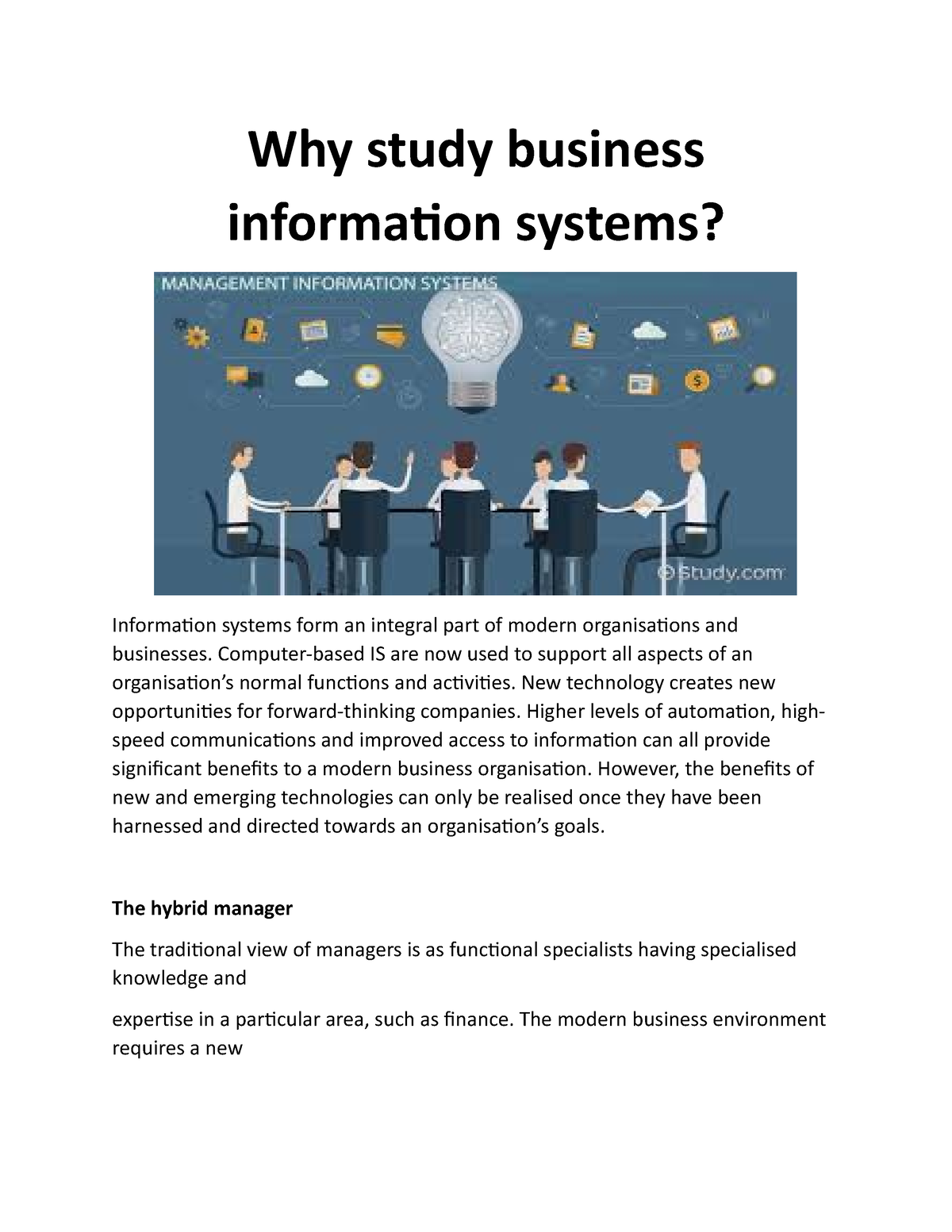 business information systems research topics