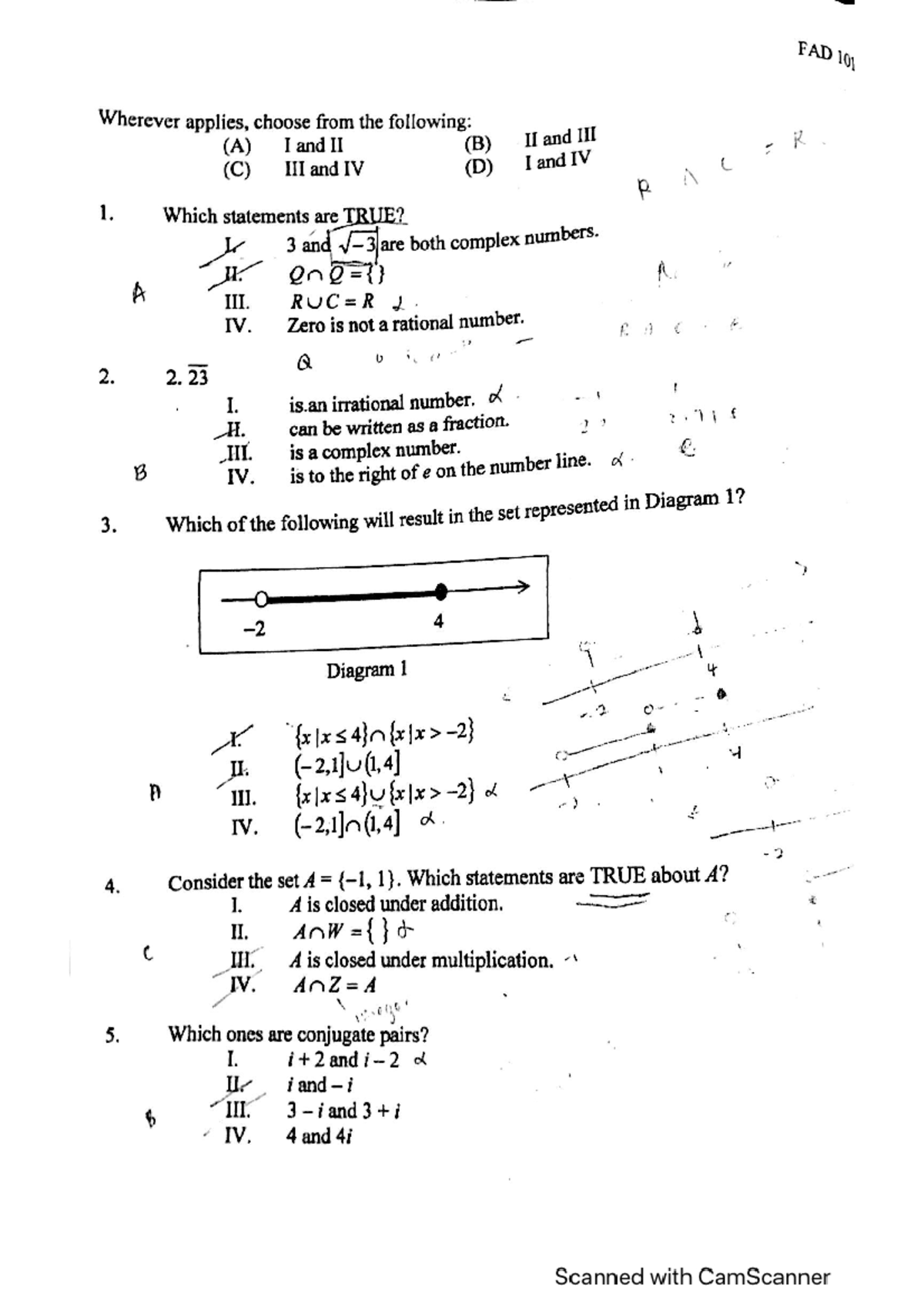 Maths 2017 past questions - Mathematics - Studocu