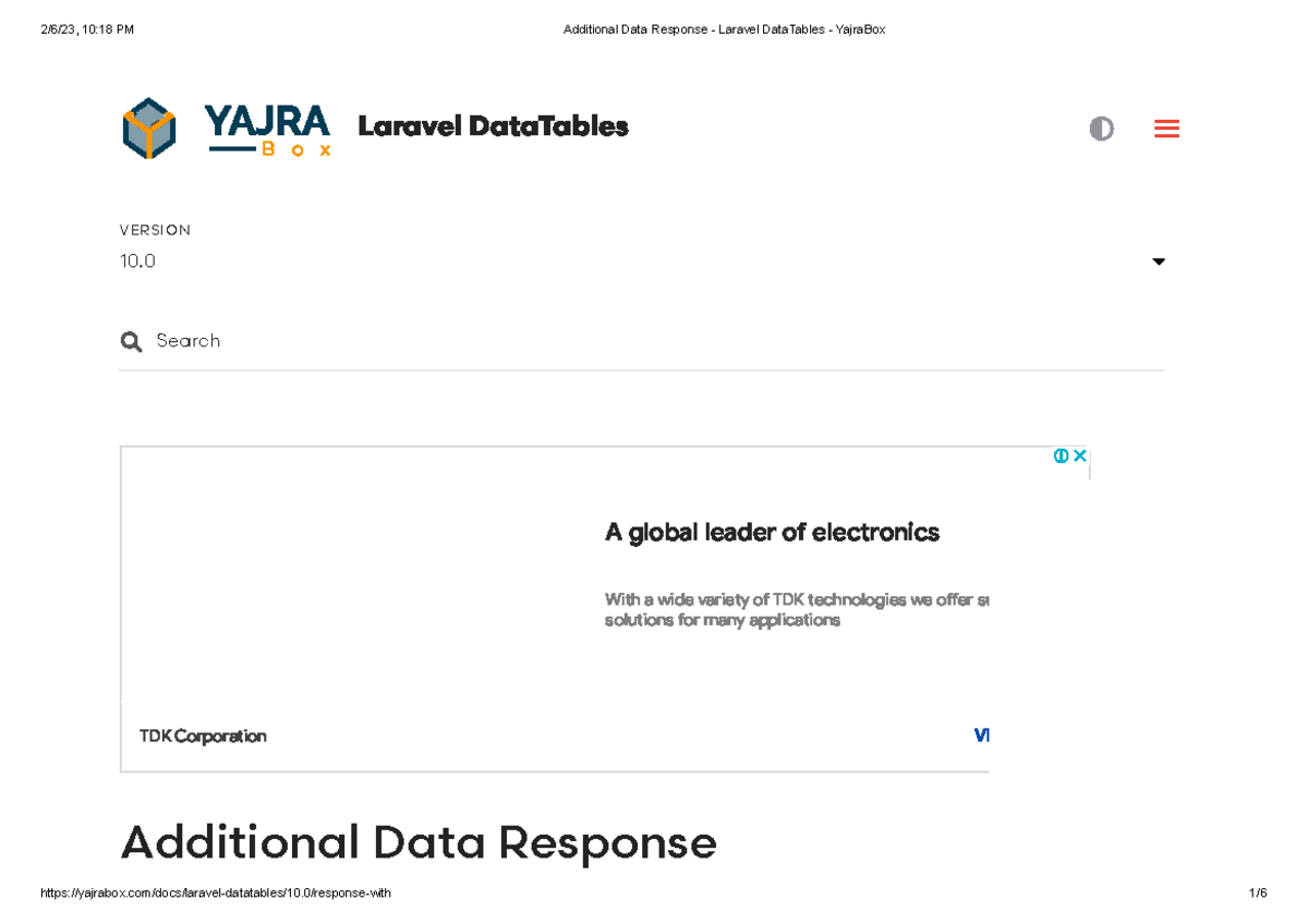 laravel add data to response