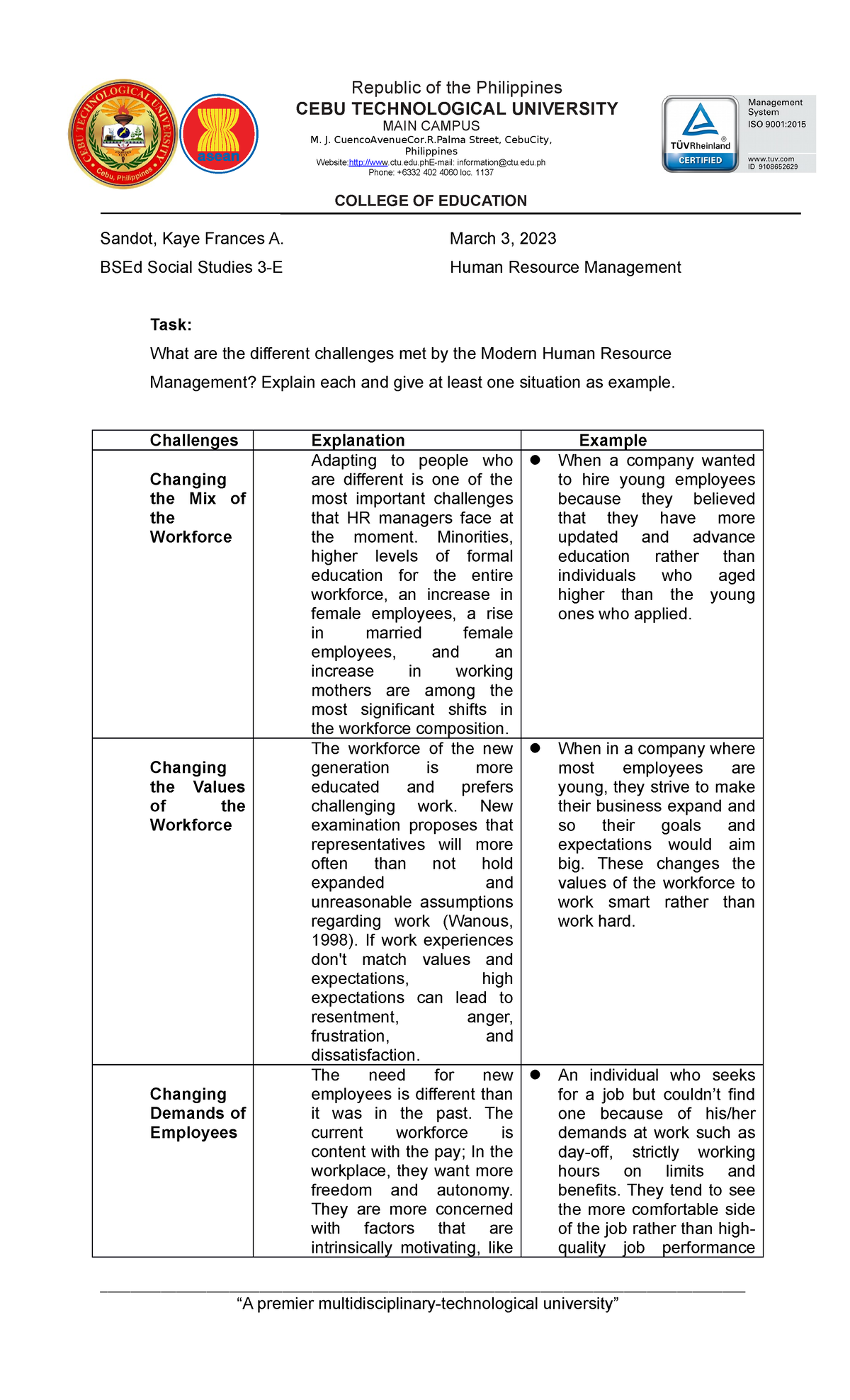 case study about human resource management in the philippines