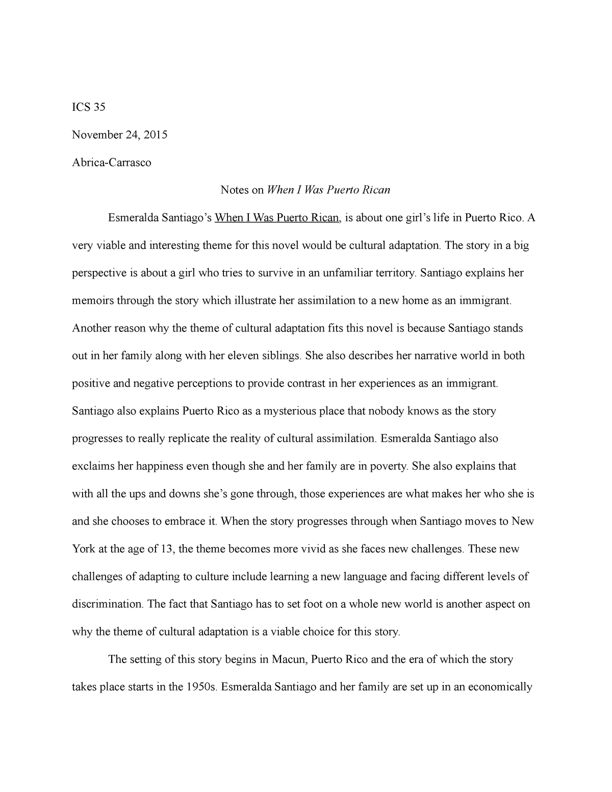 Реферат: Puerto Rico Essay Research Paper Puerto Rico