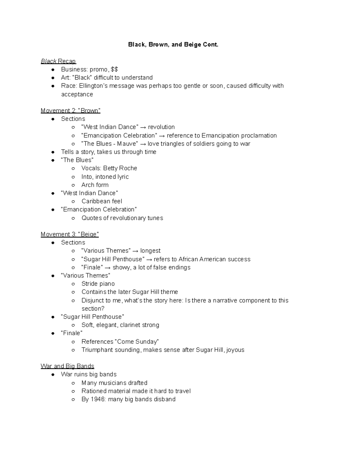 Black, Brown, and Beige Cont Black Recap Business promo, Art