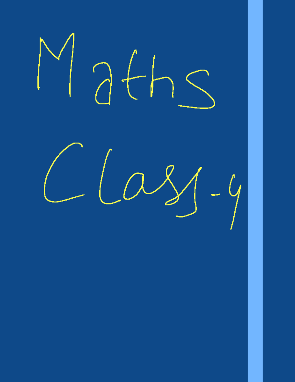 Class 4 - Notes - Maths Class-y Ifindthe sigen values & sigen vectors ...