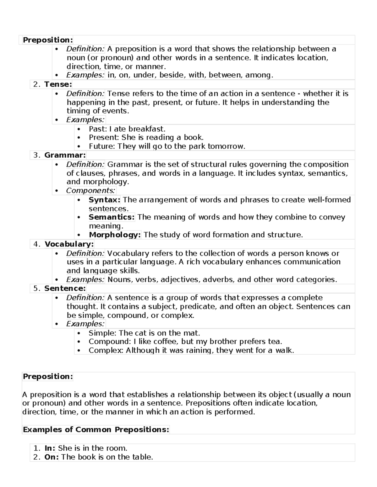 English Review Prepositions english-review-prepositions