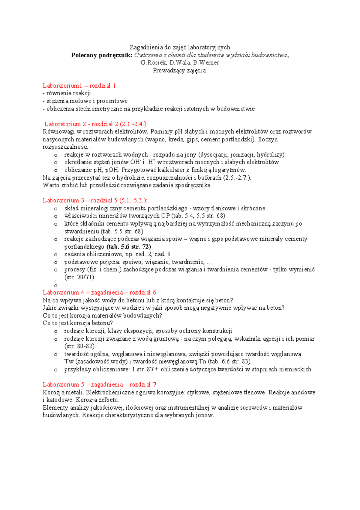 Zagadnienia-na-kartkówki laboratorium-1 - Zagadnienia do zajęć