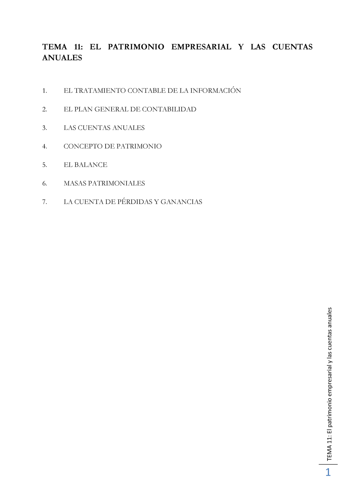 Tema 11 El Patrimonio Empresarial Y Las Cuentas Anuales Actualizado Tema 11 El 4935
