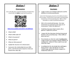 Ghosts in Genes Student - Name ...