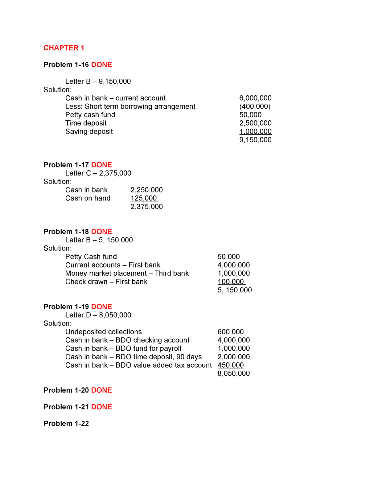 Assignment Topic 1 Intermediate Accounting Practice Material - CHAPTER ...