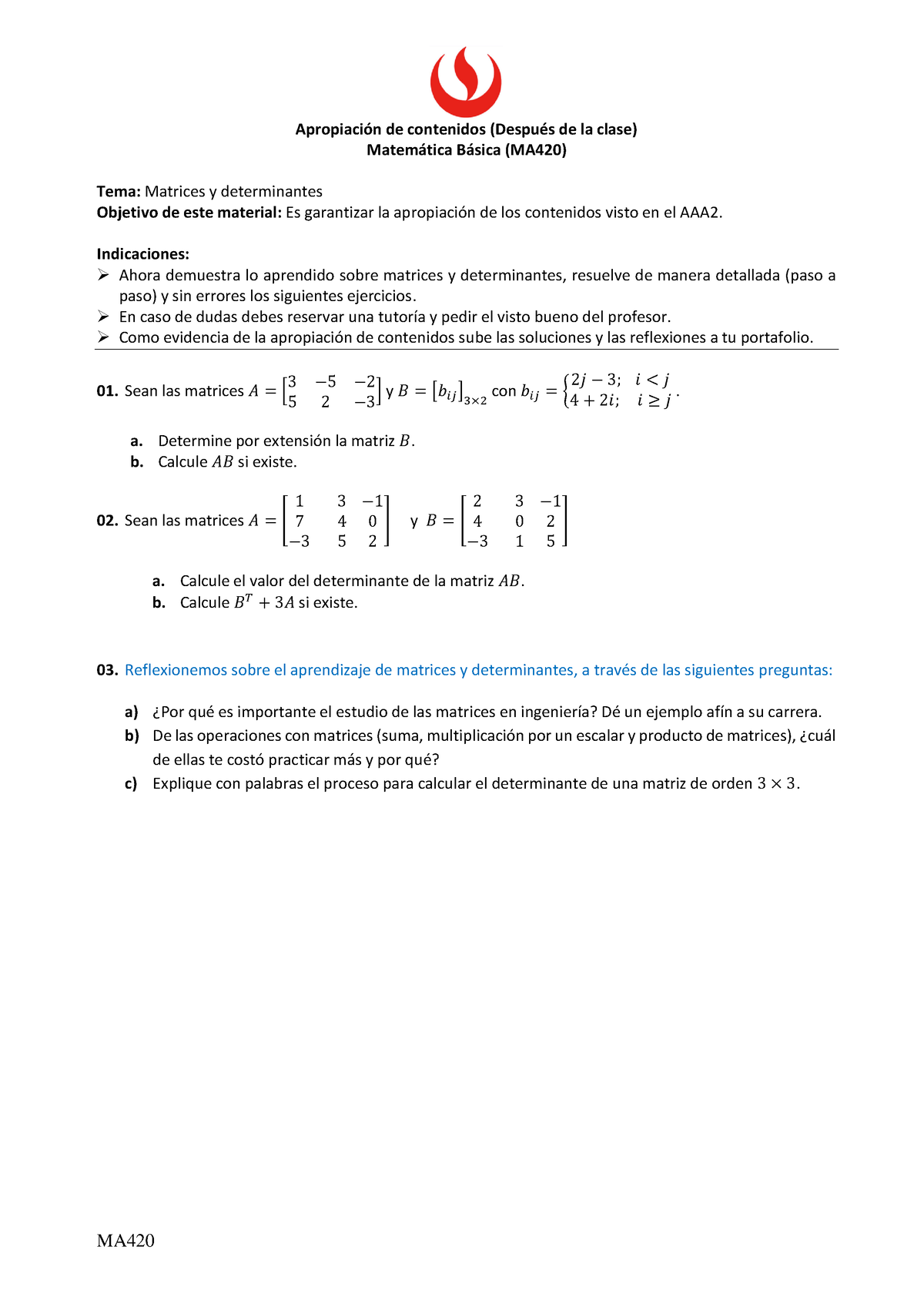 3 - Dadadad - MA ApropiaciÛn De Contenidos (DespuÈs De La Clase) Matem ...