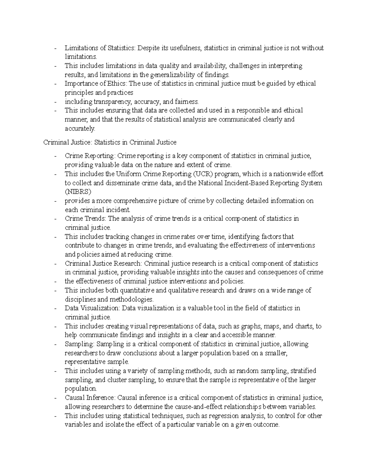 CRJ 101 Notes 5 - INTELLIGENCE ANALYSIS IN CRIMINAL JUSTICE POLICE ...