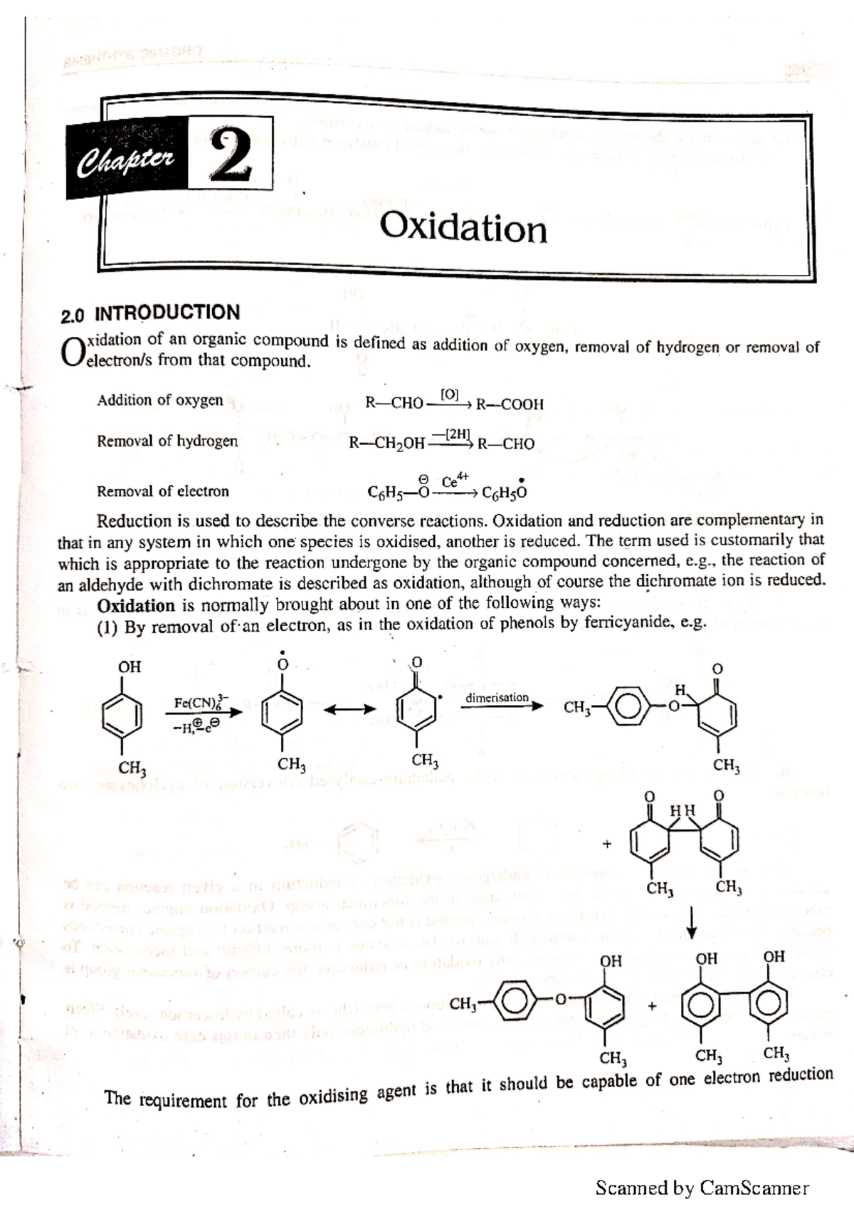 Oxidation - Chemical engineering - Studocu