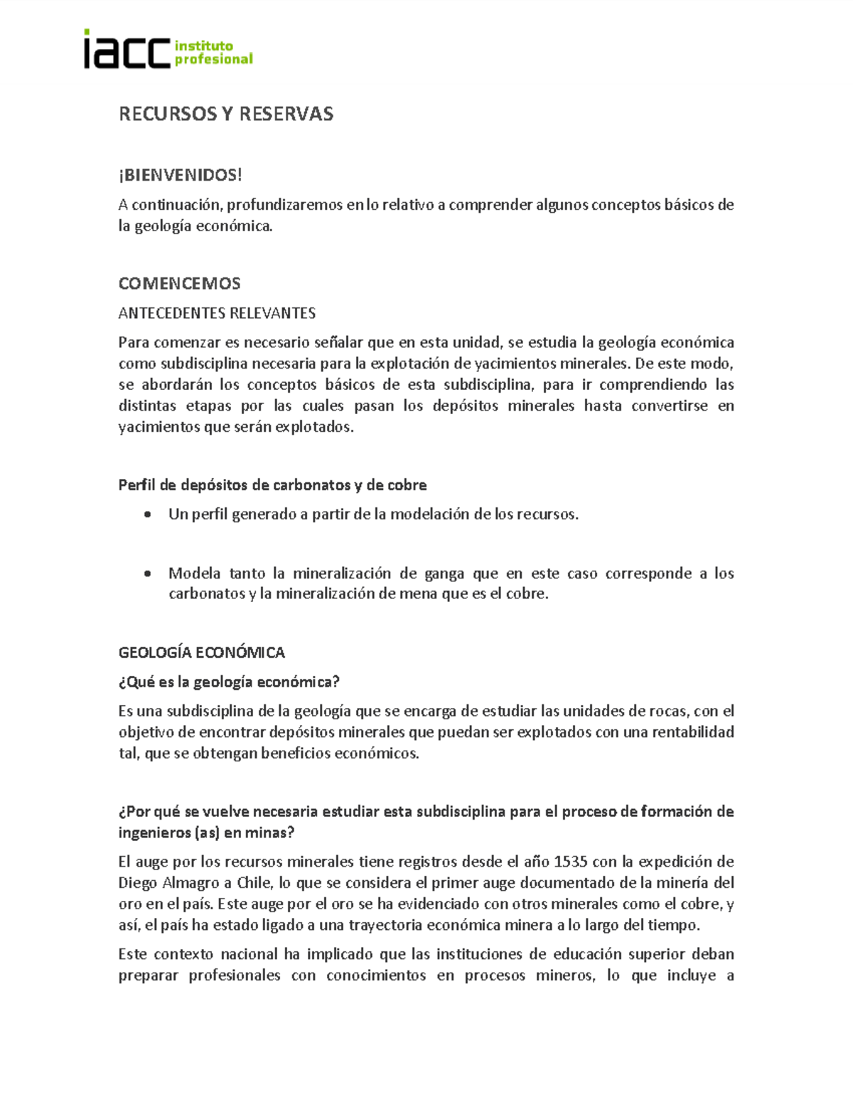 S6 Notas Profundización ACC Geoee 1201 - RECURSOS Y RESERVAS ...