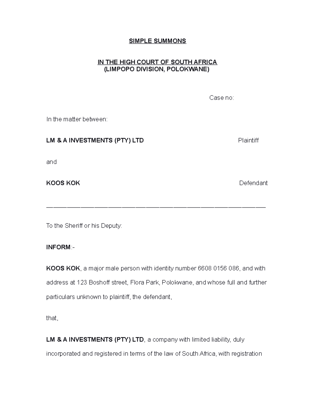 Informal Summons Nyt 59 - 3jqhz2j