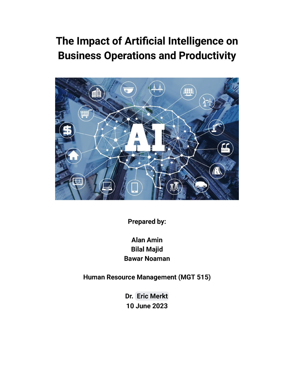 The Impact of Artificial Intelligence on Business Operations and ...