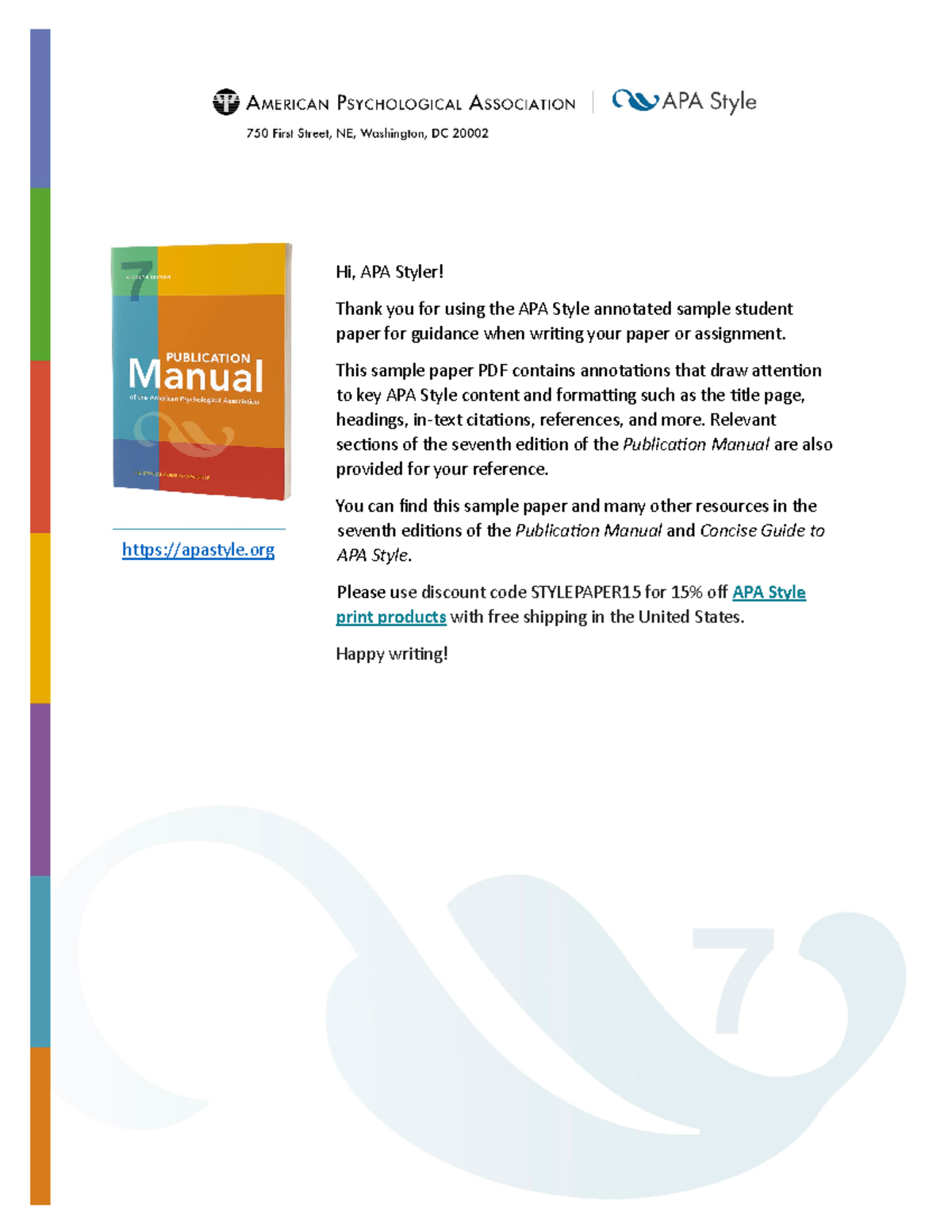 BUS 114 - Notes ;) - apastyle Hi, APA Styler! Thank you for using the ...