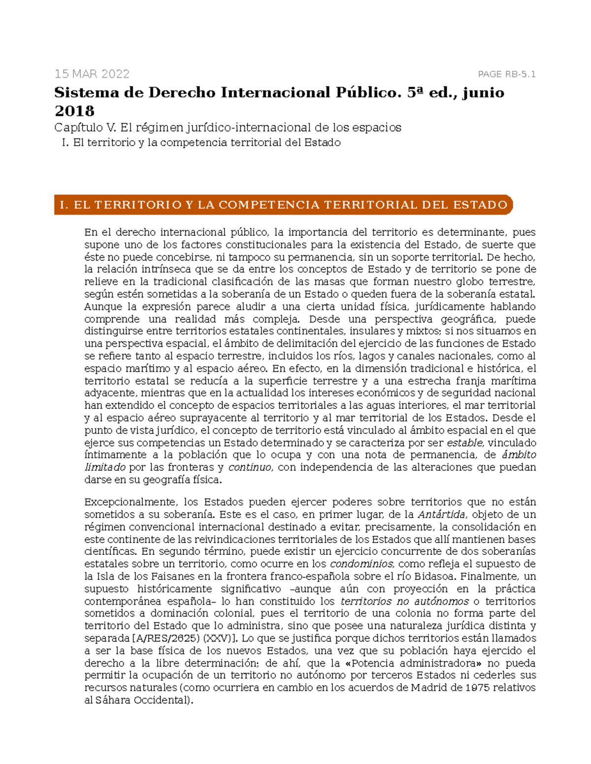 Tema 11 - Tema 11 Del Libro De Derecho Internacional Publico - 15 MAR ...