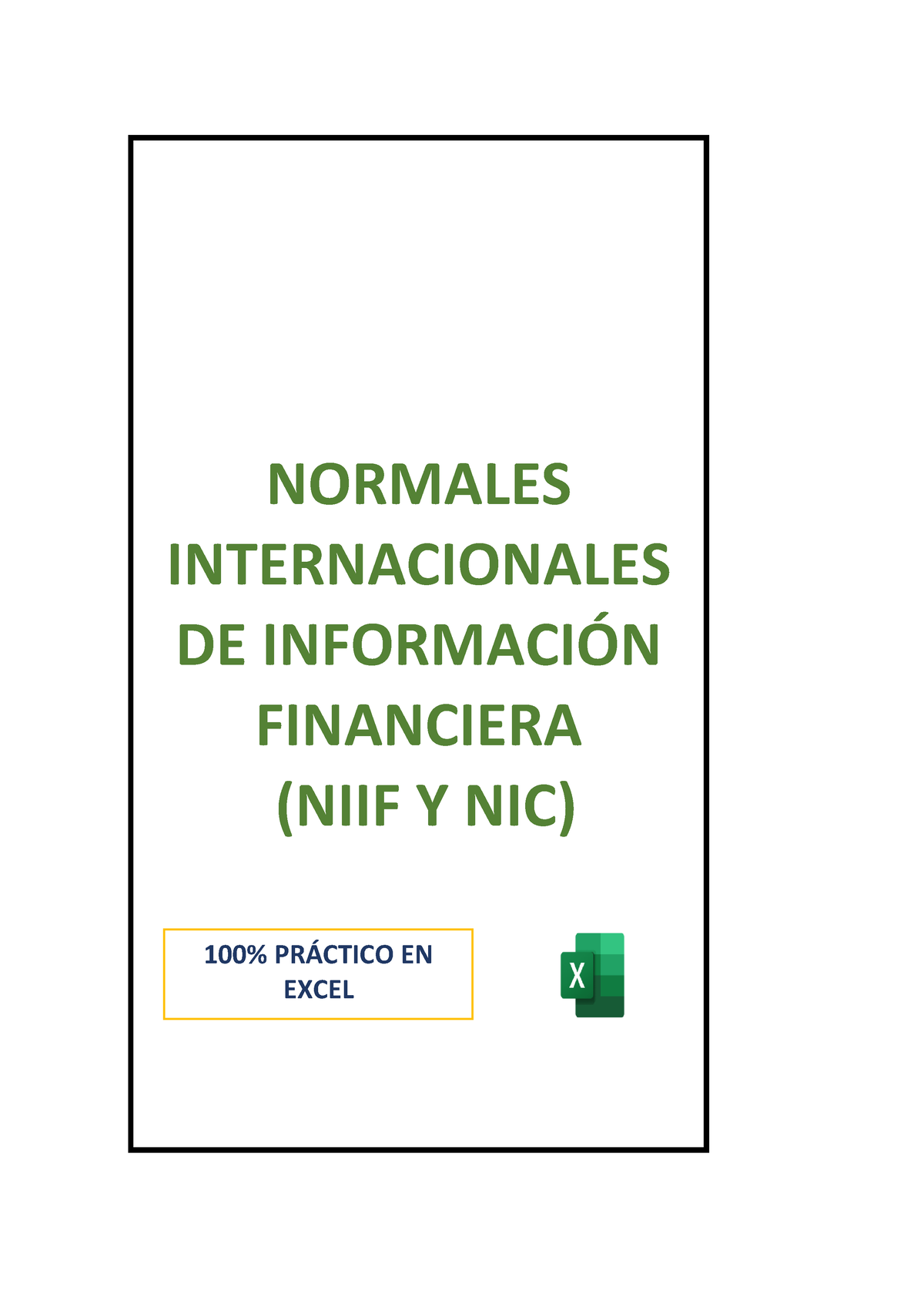 Curso NIIF - Práctica - NORMALES INTERNACIONALES DE INFORMACI”N ...