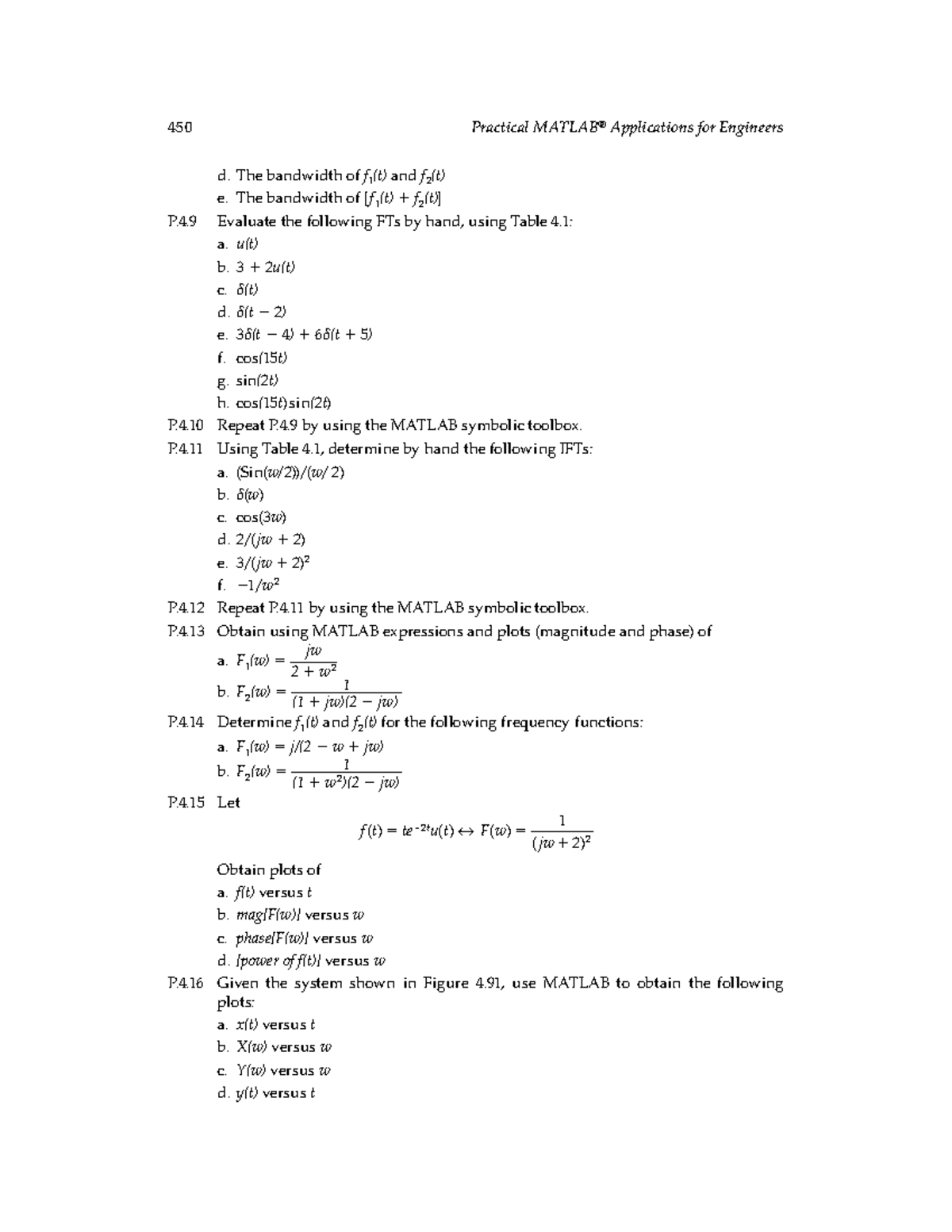 Practical Matlab (47) - 450 Practical MATLAB® Applications for ...